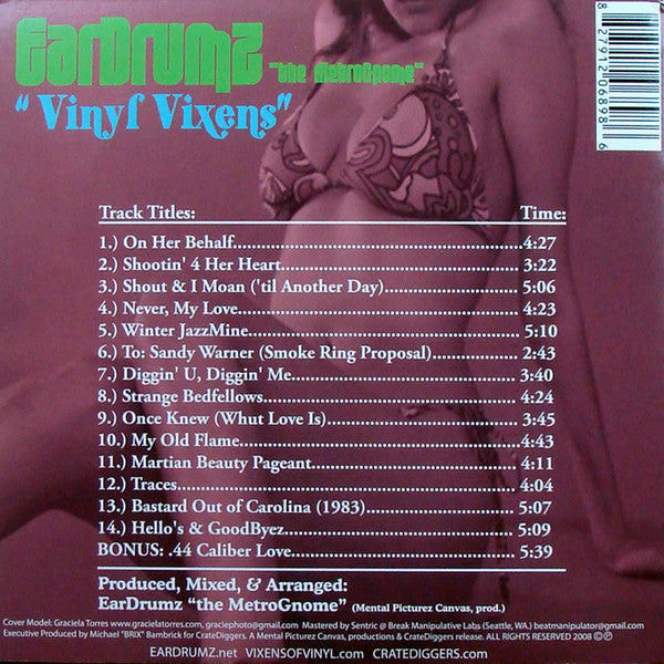 EarDrumz "the MetroGnome"* : Vinyl Vixens (2xLP)
