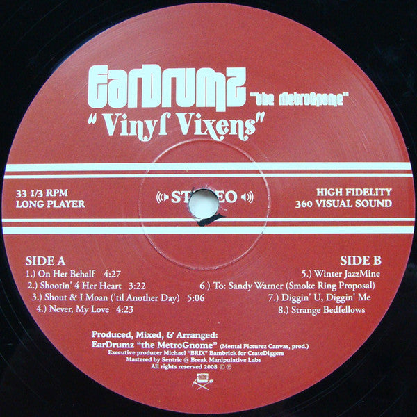 EarDrumz "the MetroGnome"* : Vinyl Vixens (2xLP)