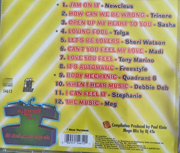 Various : D.J. Freestyle Mix Vol. 2 (CD, Comp, Mixed)