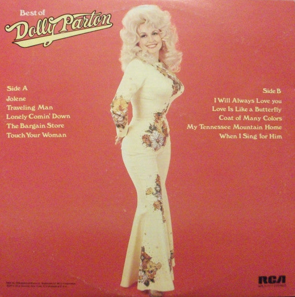 Dolly Parton : Best Of Dolly Parton (LP, Comp, RE, Ind)