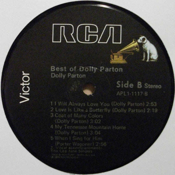 Dolly Parton : Best Of Dolly Parton (LP, Comp, RE, Ind)