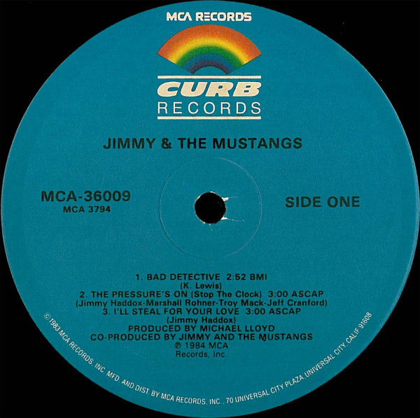 Jimmy And The Mustangs : Jimmy And The Mustangs (12", MiniAlbum)