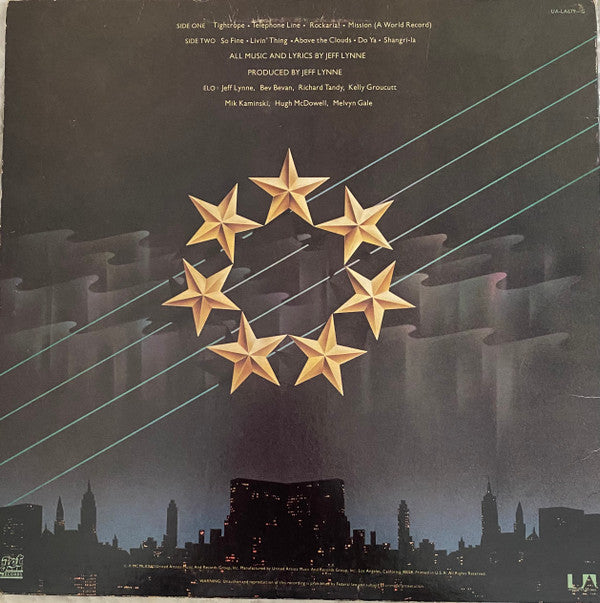 Electric Light Orchestra : A New World Record (LP, Album, Ter)