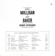Gene Norman Presents Gerry Mulligan With Chet Baker Special Added Attraction! Buddy DeFranco Quartet With The Herman McCoy Choir : Gerry Mulligan Quartet / Buddy DeFranco Quartet (LP, Comp, RE)