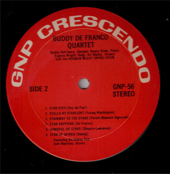 Gene Norman Presents Gerry Mulligan With Chet Baker Special Added Attraction! Buddy DeFranco Quartet With The Herman McCoy Choir : Gerry Mulligan Quartet / Buddy DeFranco Quartet (LP, Comp, RE)