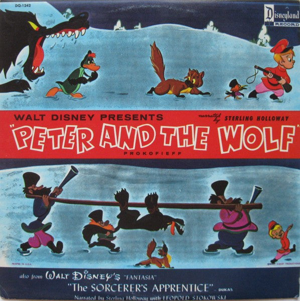 Various : Peter And The Wolf / The Sorcerer's Apprentice (LP, Album, RE)
