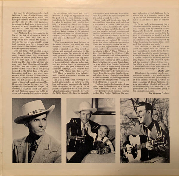 Hank Williams & Hank Williams Jr. : Father & Son (LP, Comp)