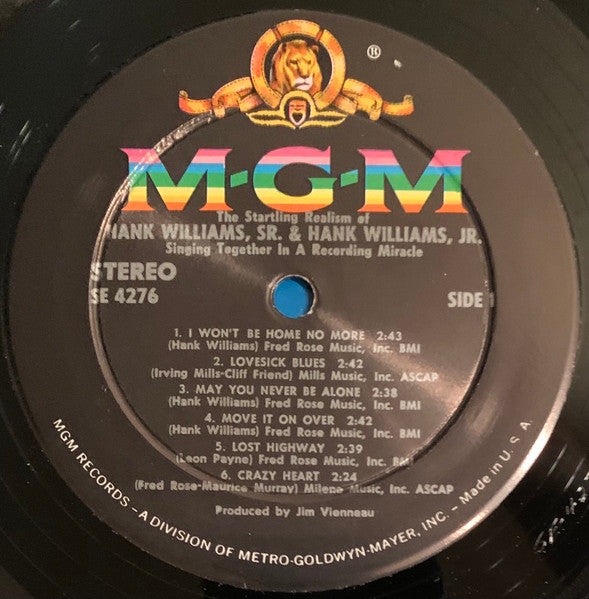 Hank Williams & Hank Williams Jr. : Father & Son (LP, Comp)