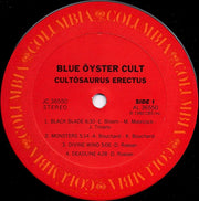 Blue Öyster Cult : Cultösaurus Erectus (LP, Album, Pit)