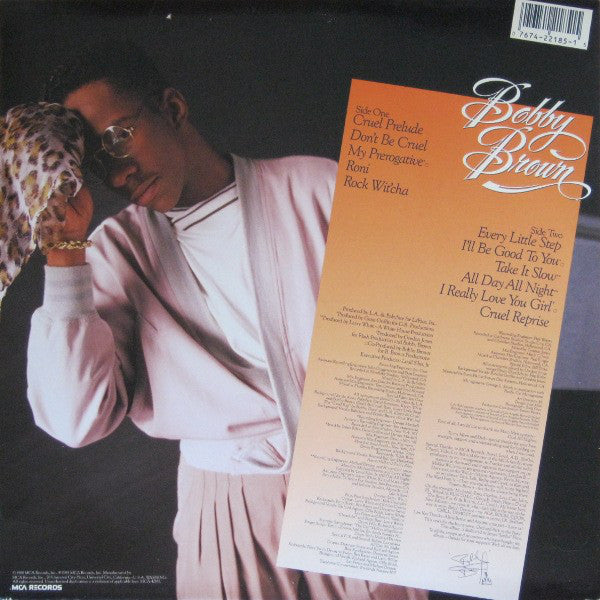 Bobby Brown : Don't Be Cruel (LP, Album, Pin)