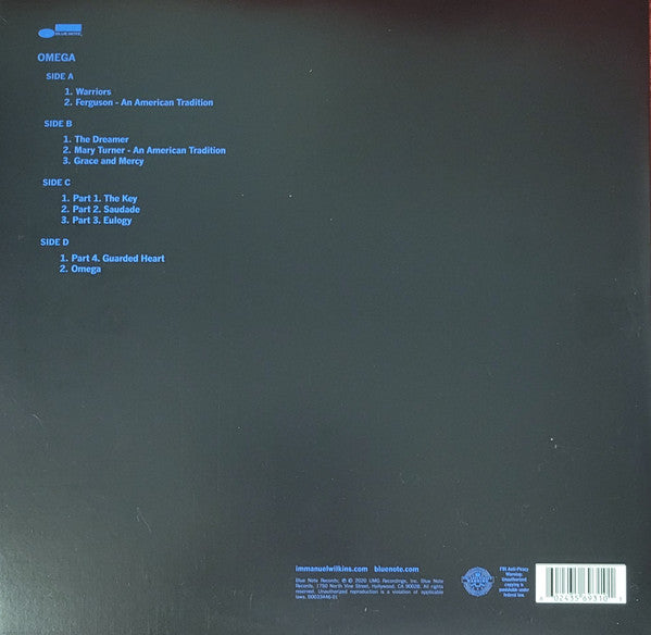 Immanuel Wilkins : Omega (2xLP, Album, Gat)