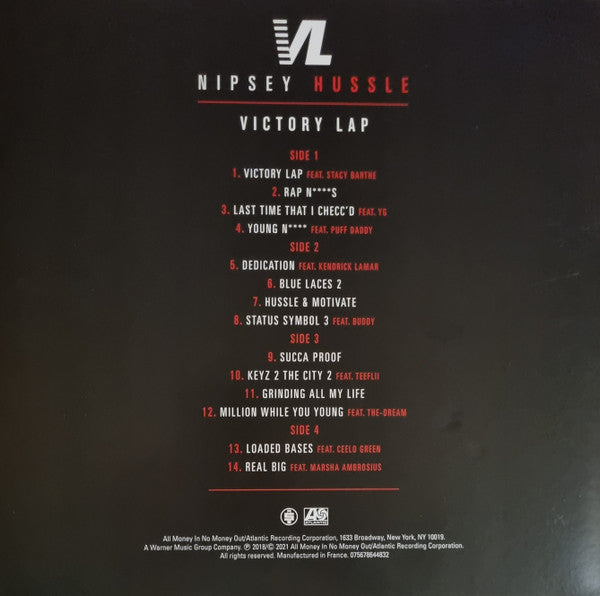 Nipsey Hussle : Victory Lap (2xLP, Album, RE)