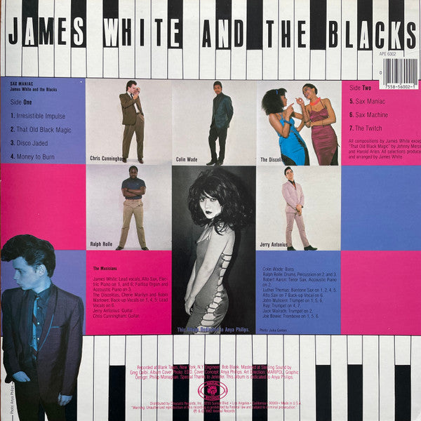 James White & The Blacks : Sax Maniac (LP, Album, Com)