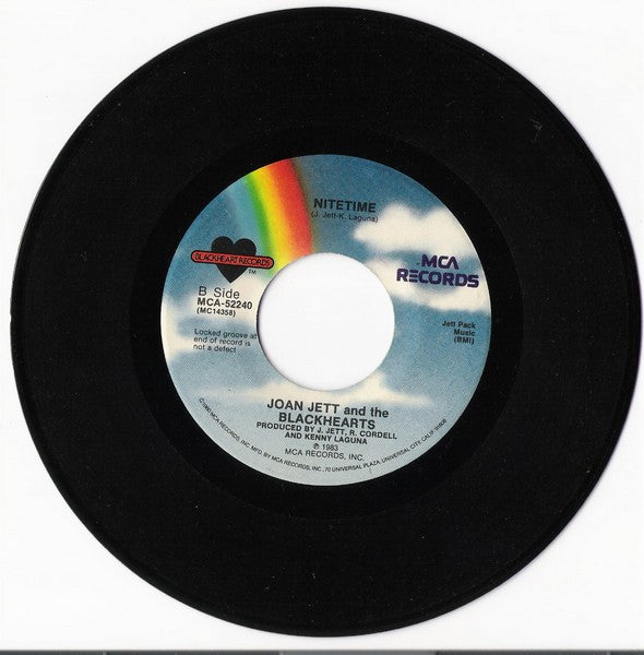 Joan Jett And The Blackhearts* : Fake Friends (7", Single, Pin)