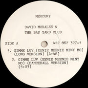 David Morales & The Bad Yard Club Featuring Papa San : Gimme Luv (Eenie Meenie Miny Mo) (12", Promo)