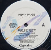 Kevin Paige : Don't Shut Me Out (12")