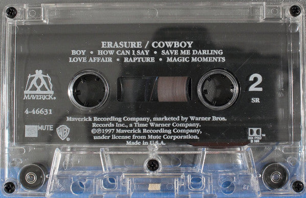 Erasure : Cowboy (Cass, Album)