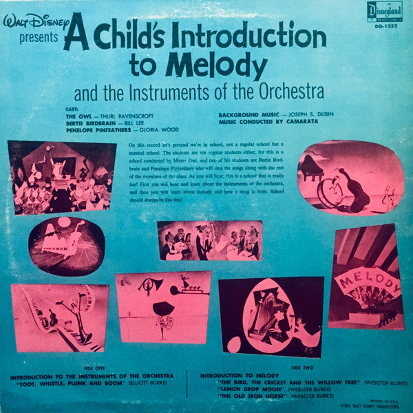 Various : A Child's Introduction To Melody And The Instruments Of The Orchestra (LP)