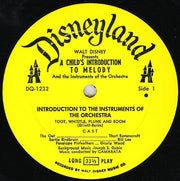 Various : A Child's Introduction To Melody And The Instruments Of The Orchestra (LP)