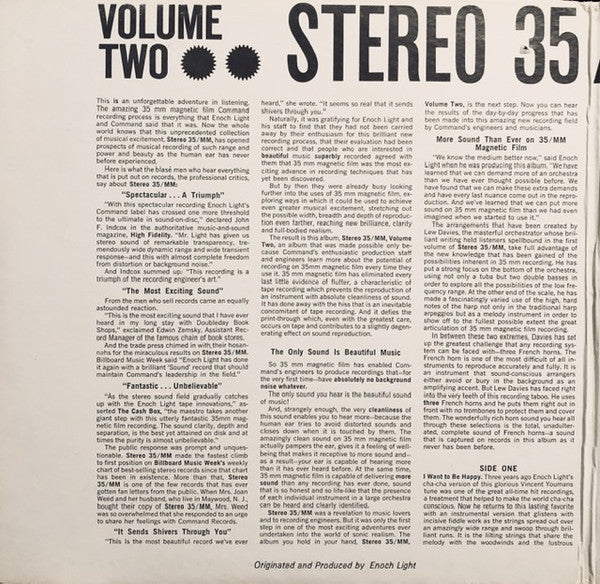Enoch Light And His Orchestra : Stereo 35/MM (Volume Two) (LP, Album)