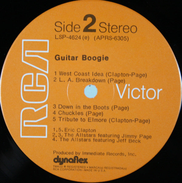 Eric Clapton, Jeff Beck, Jimmy Page : Guitar Boogie (LP, Comp, Ind)