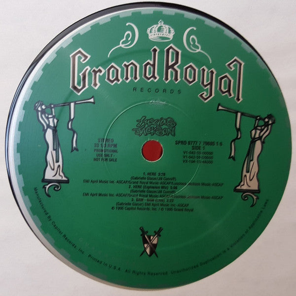 Luscious Jackson : Here (12", Promo)