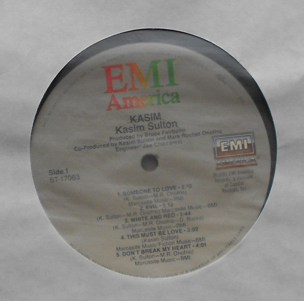 Kasim Sulton : Kasim (LP, Album)