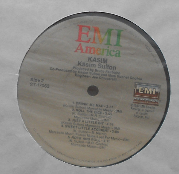 Kasim Sulton : Kasim (LP, Album)