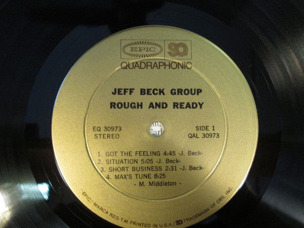 Jeff Beck Group : Rough And Ready (LP, Album, Quad, Ter)