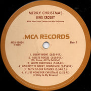 Bing Crosby : Merry Christmas (LP, RE, Tan)