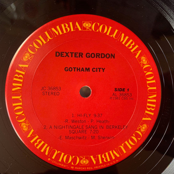 Dexter Gordon : Gotham City (LP, Album, San)