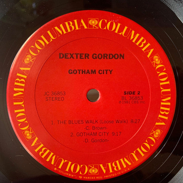 Dexter Gordon : Gotham City (LP, Album, San)