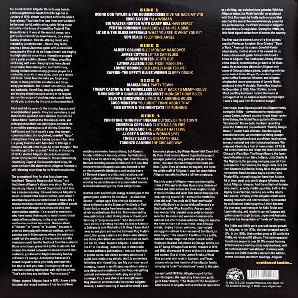 Various : Alligator Records—50 Years Of Genuine Houserockin' Music (2xLP, Comp)