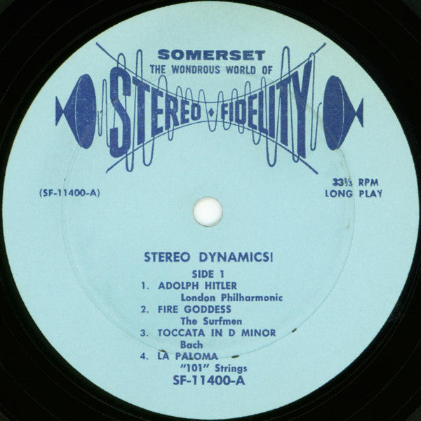 Various : Stereo Dynamics! To Scare Hell Out Of Your Neighbors (LP, Comp, Blu)
