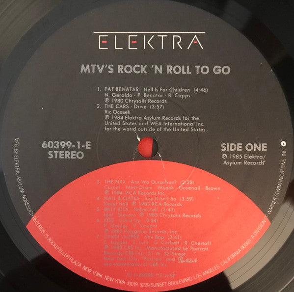 Various : MTV's Rock 'N Roll To Go (LP, Comp, SP )