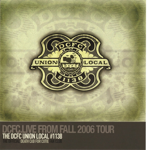 Death Cab For Cutie : Live From The Fall 2006 Tour (7")