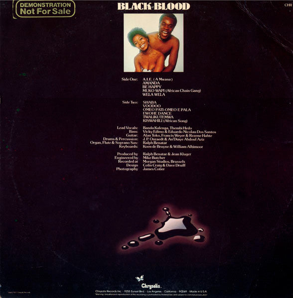 Black Blood (2) : Blood Brother, Blood Sister (LP, Comp)