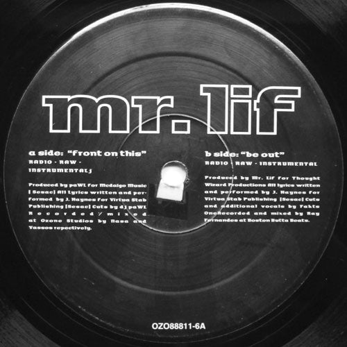 Mr. Lif : Front On This (12", Single)