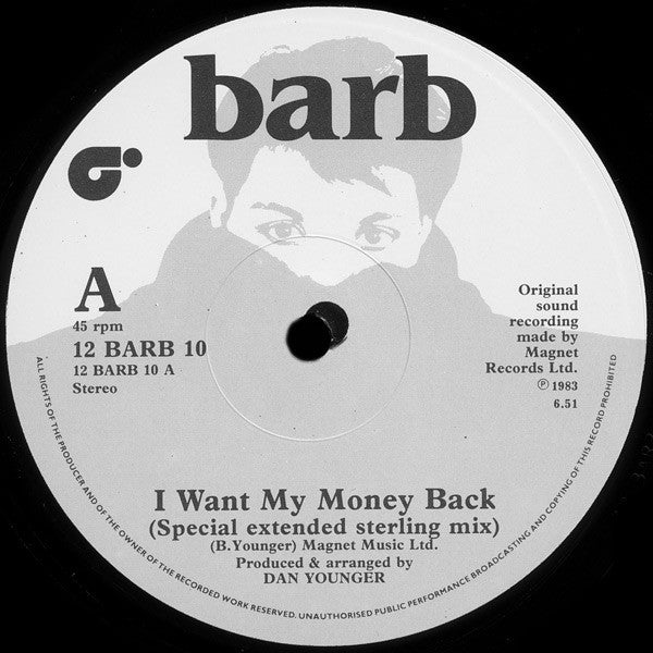 Barb* : I Want My Money Back (12")