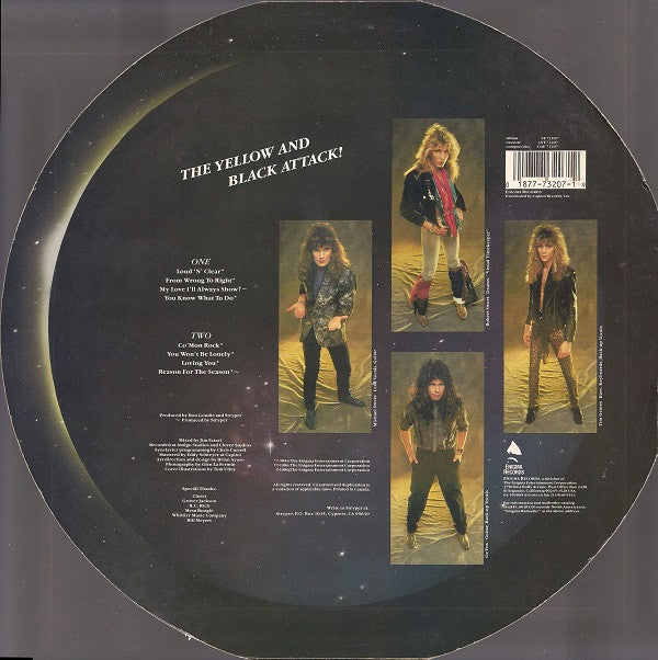 Stryper : The Yellow And Black Attack (LP, Album, Ltd, RE, Blu)