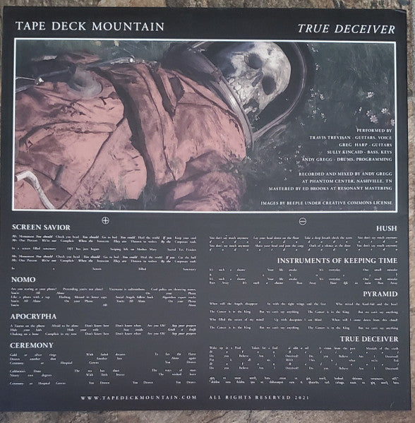 Tape Deck Mountain : True Deceiver  (LP, Album, Ltd, Tra)