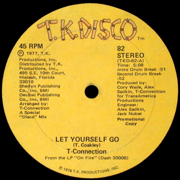 T-Connection : Let Yourself Go (12", Promo)