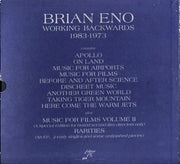Brian Eno : Working Backwards: 1983-1973 (11xLP + Box, Comp)