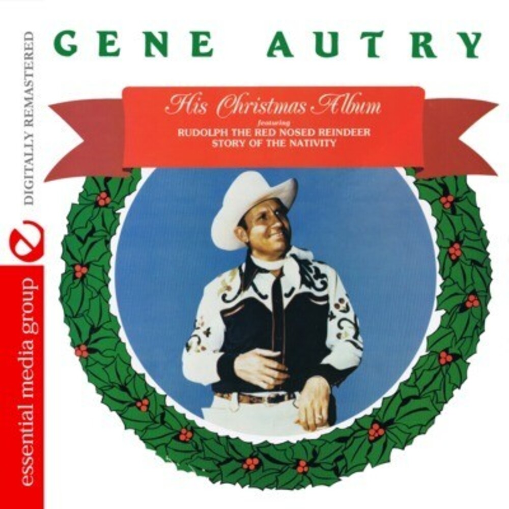 the album cover for Gene Autry - His Christmas Album