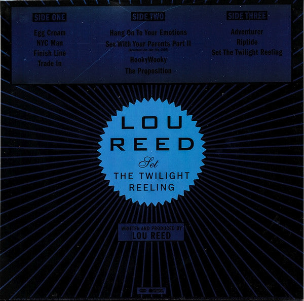 Lou Reed : Set The Twilight Reeling (LP, 180 + LP, S/Sided, Etch, 180 + Album, RSD, Ltd)