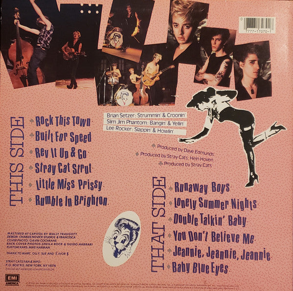 Stray Cats : Built For Speed (LP, Album, Comp, Jac)