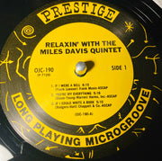 The Miles Davis Quintet : Relaxin' With The Miles Davis Quintet (LP, Album, Mono, RE)