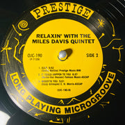 The Miles Davis Quintet : Relaxin' With The Miles Davis Quintet (LP, Album, Mono, RE)