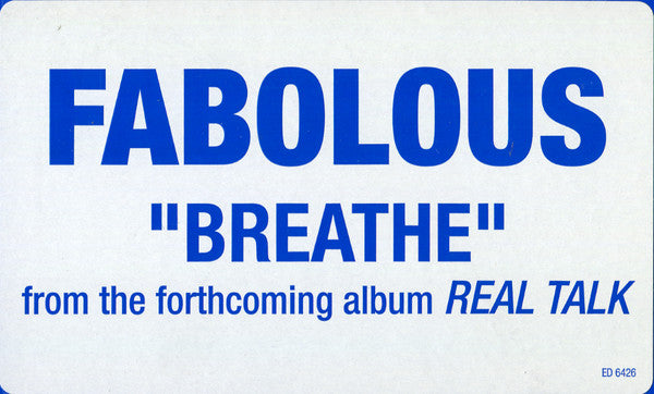 Fabolous : Breathe (12", Promo)