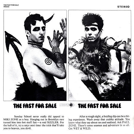 The Fast : The Fast For Sale (LP, Album)